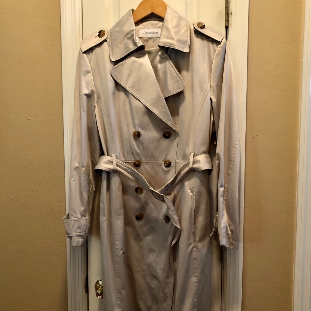 Calvin Klein Trench Coat, Khaki